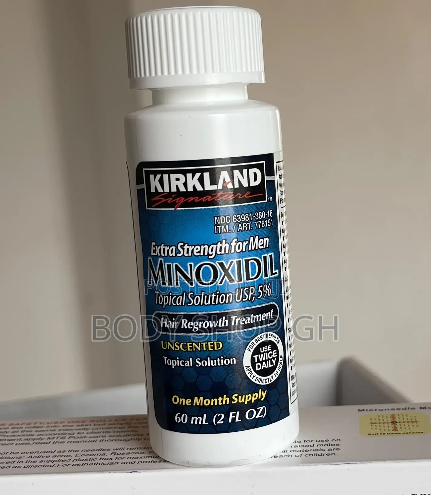 Extra Strength Kirkland Minoxidil Solution for Hair Growth