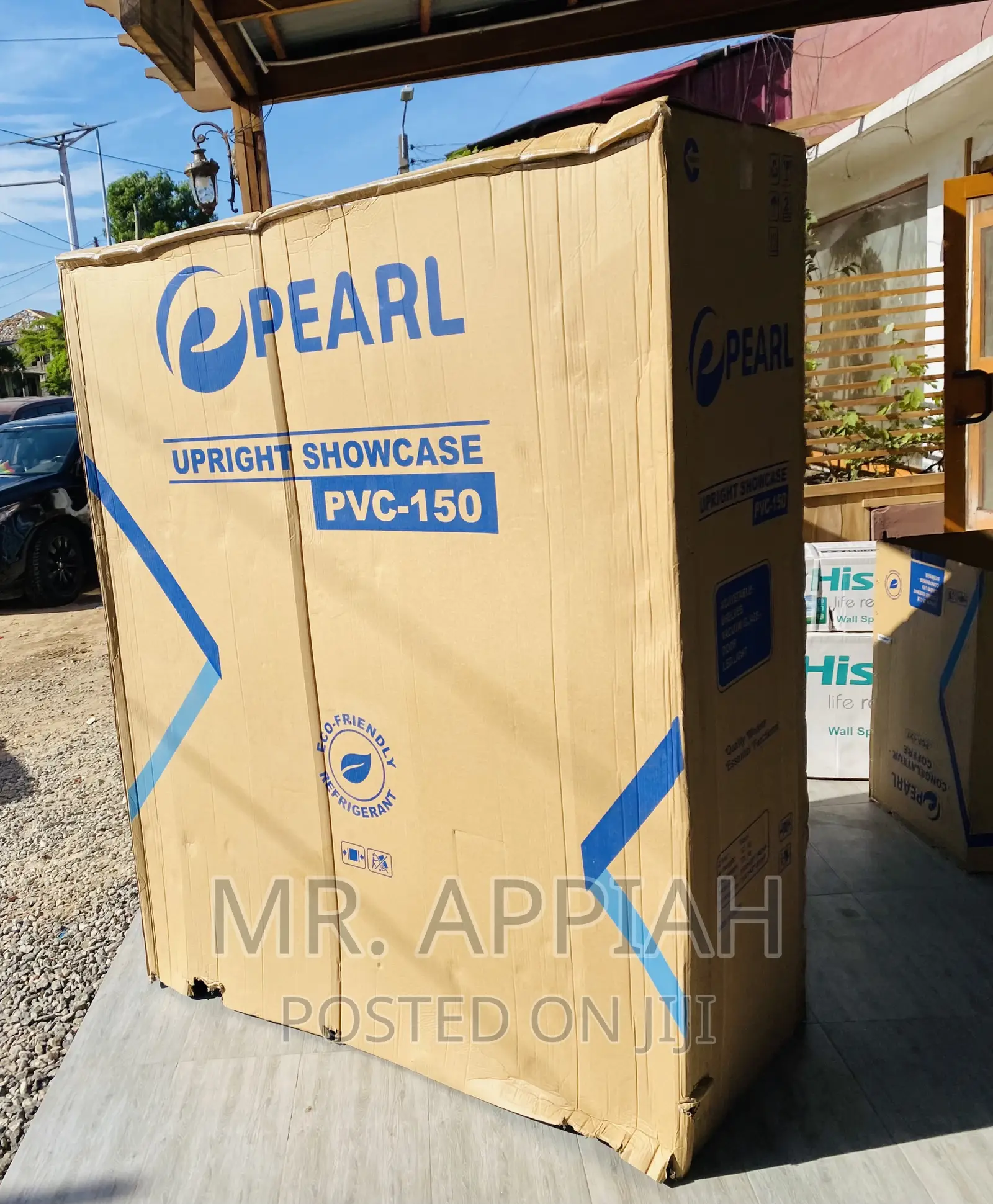 Affordable Pearl PVC-150 3 Door Electric Display Fridge.