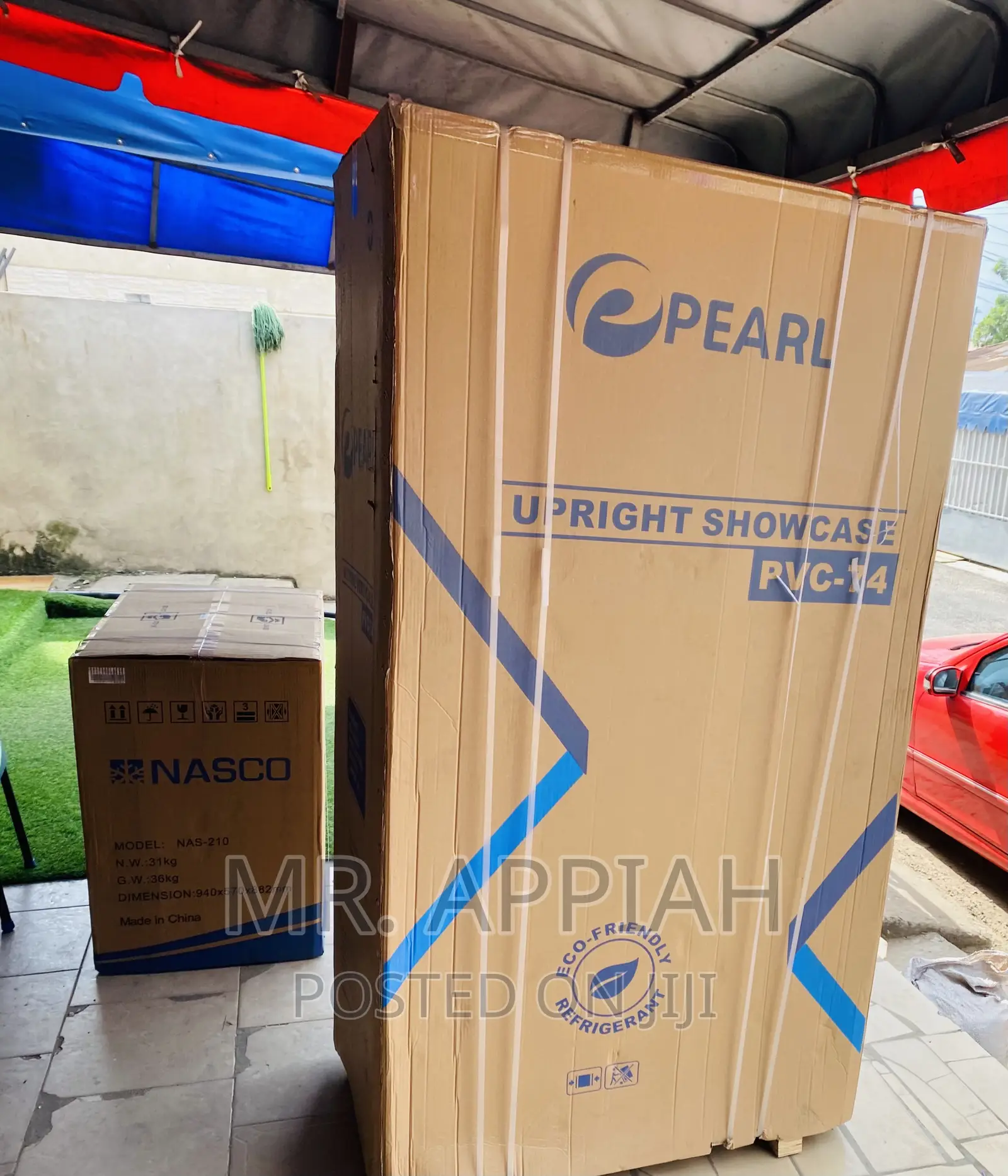 Fast Chilling Pearl PVC-74 2 Door Electric Beverage Cooler.