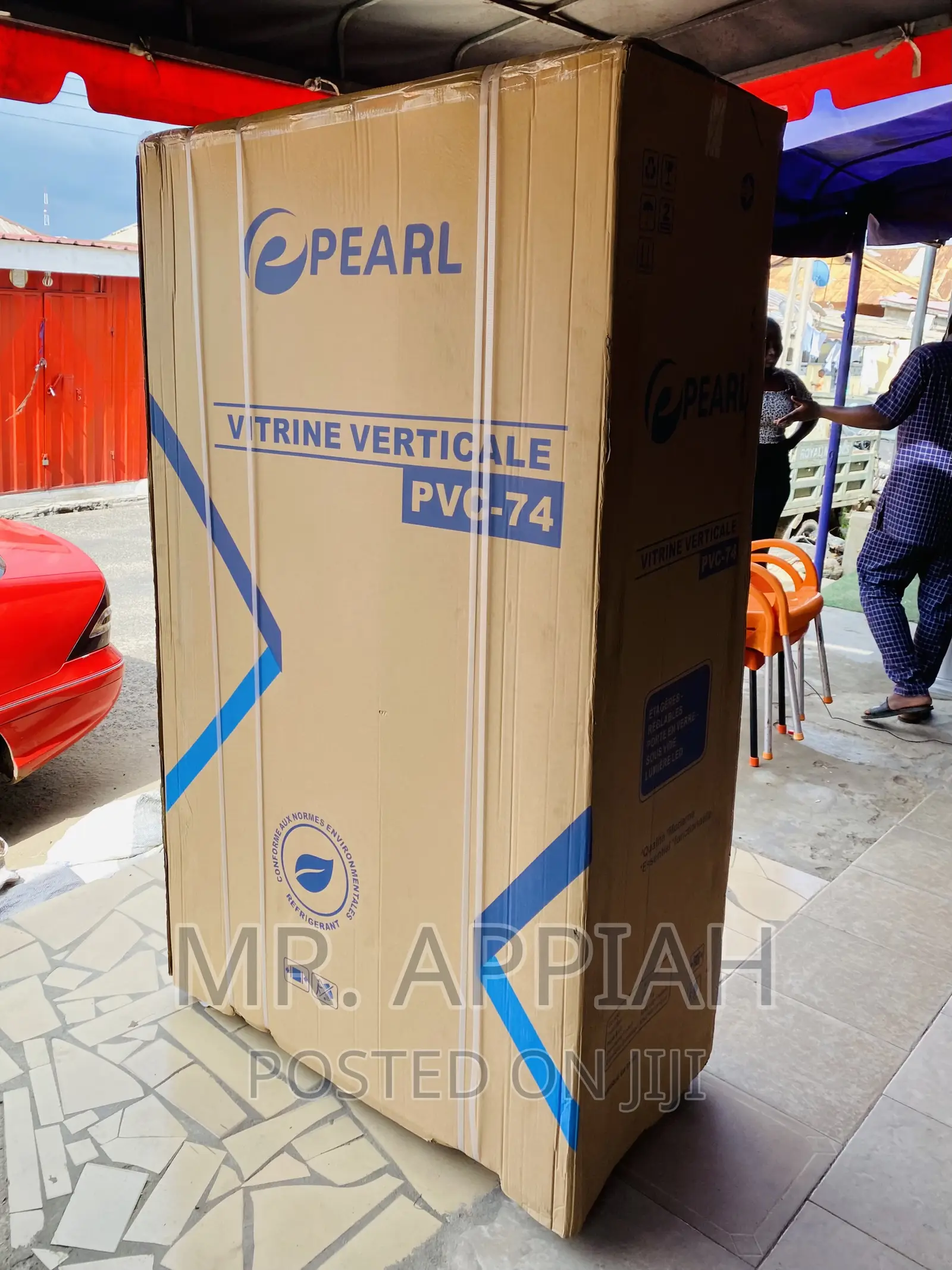 Brand New Pearl PVC-74 2 Door Electric Beverage Cooler.