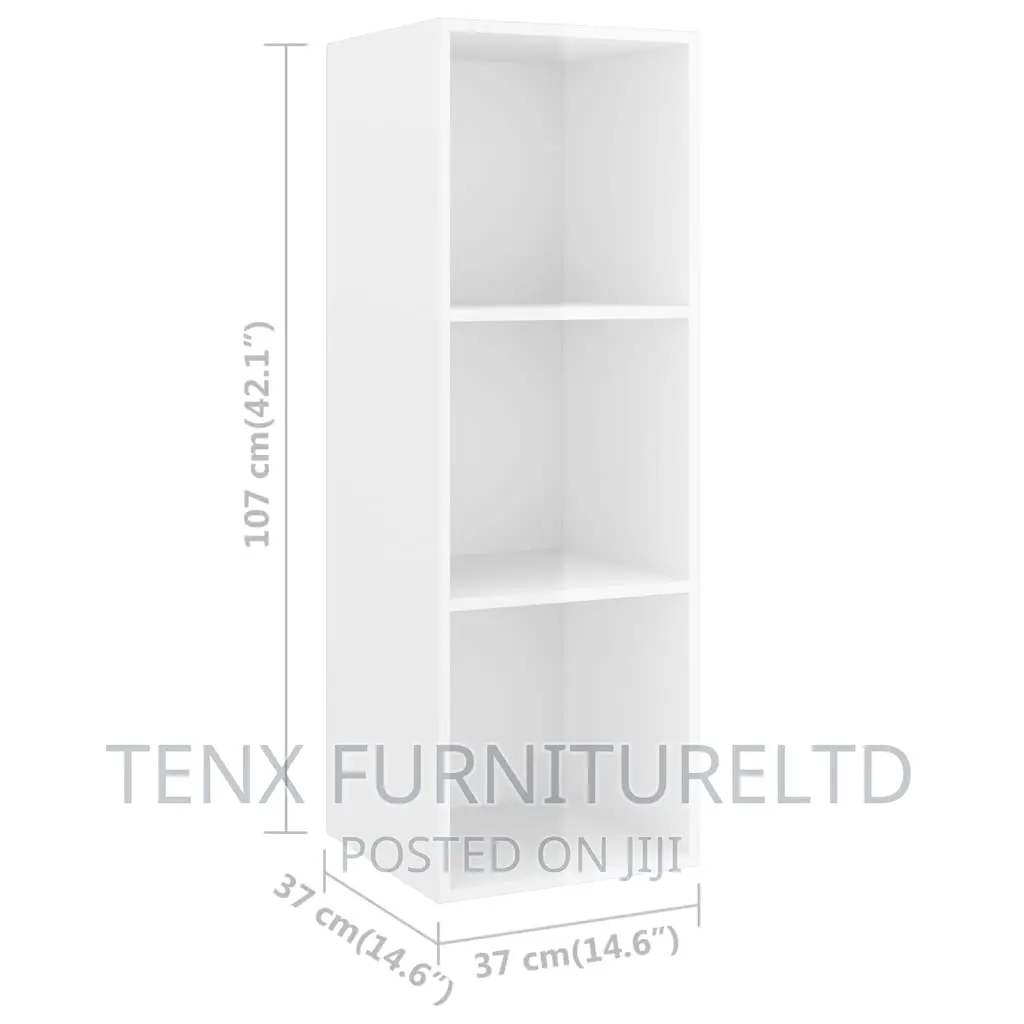 TV Cabinet Set 4 Piece Stand (Floating) White
