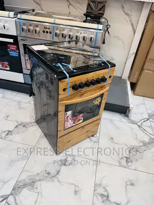 Beautiful Light Wooden Gas Cooker Oven Grill 4burner