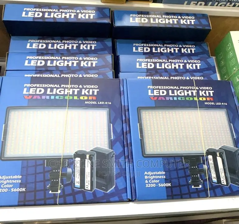 Professional Photo and Video Led Light Kit Chargeable