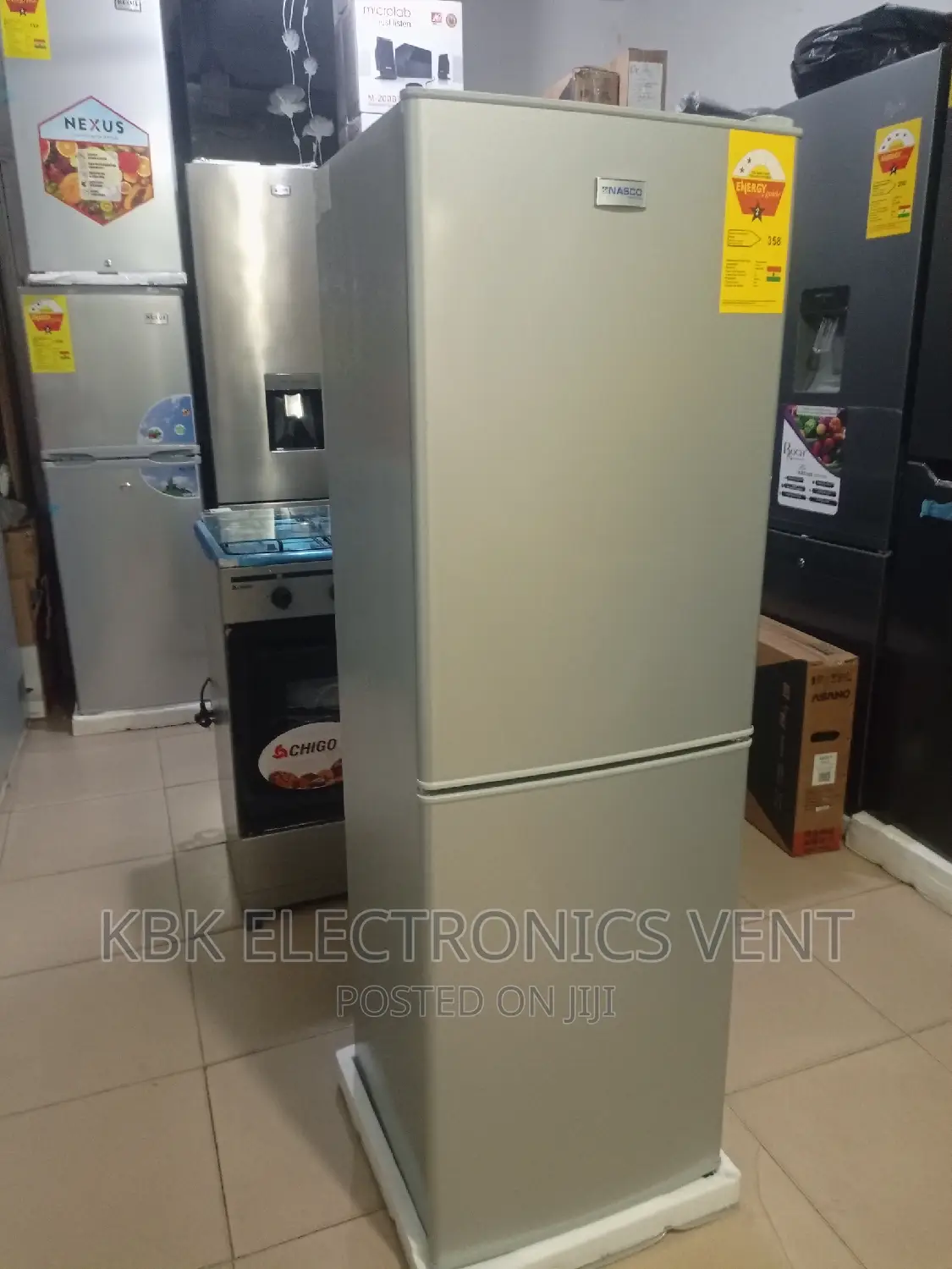 Nasco 158ltr Double Door Refrigerator