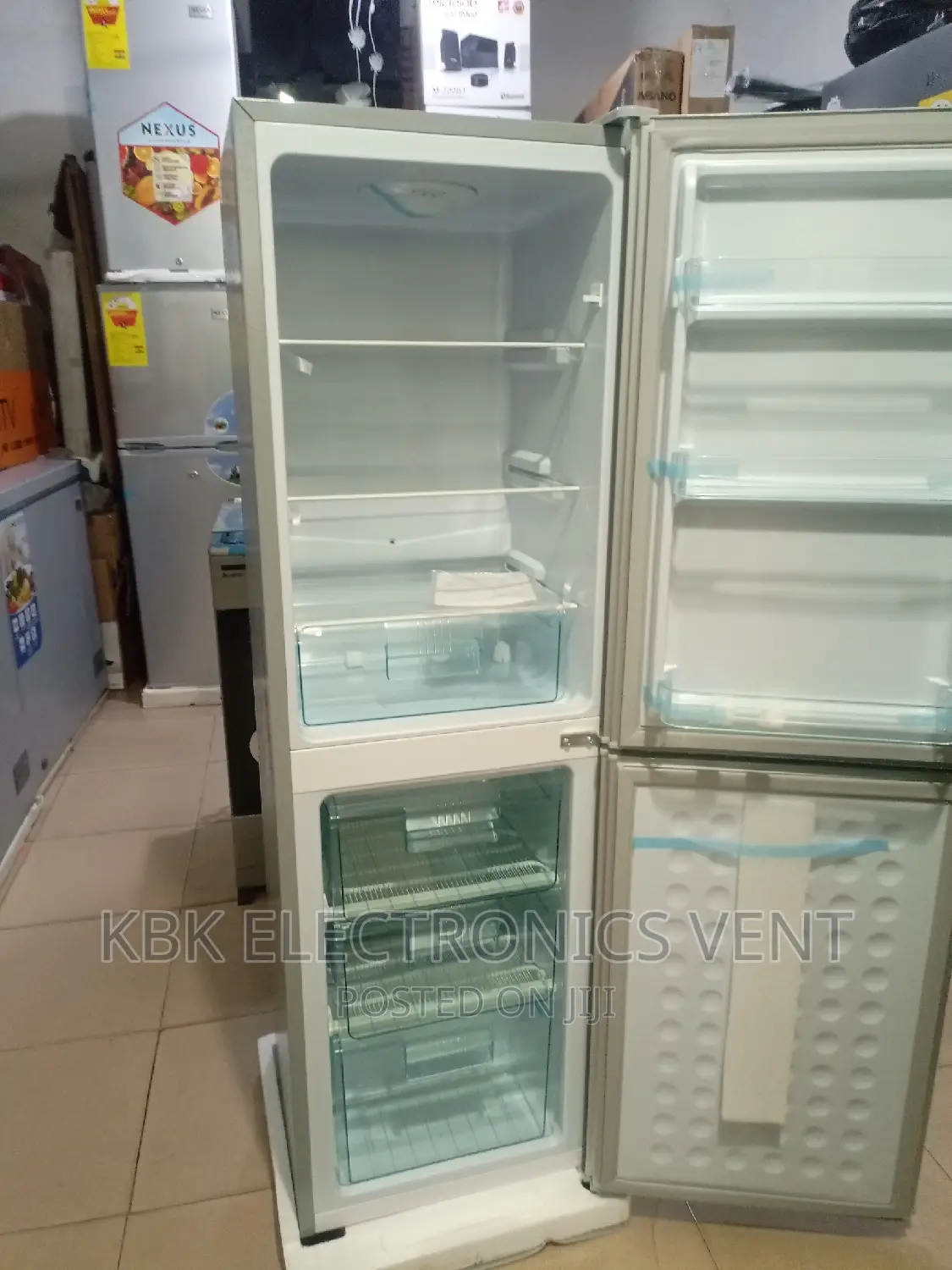 Nasco 158ltr Double Door Refrigerator