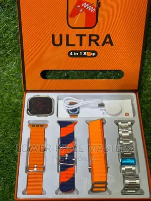 Ultra Watch 8 Smartwatch With 4 in 1 Straps New
