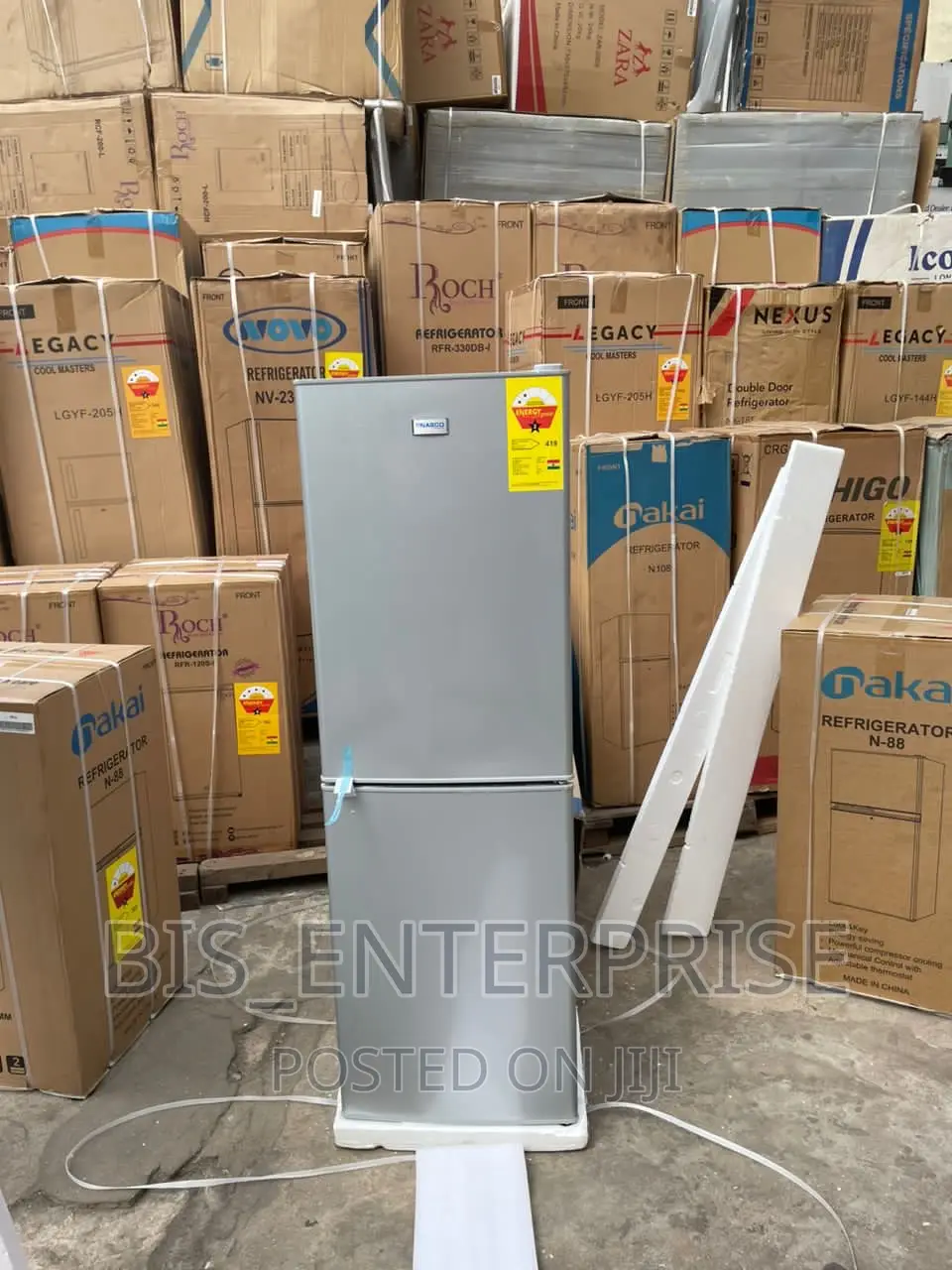 Nasco Refrigerator Double Door 158 Liters