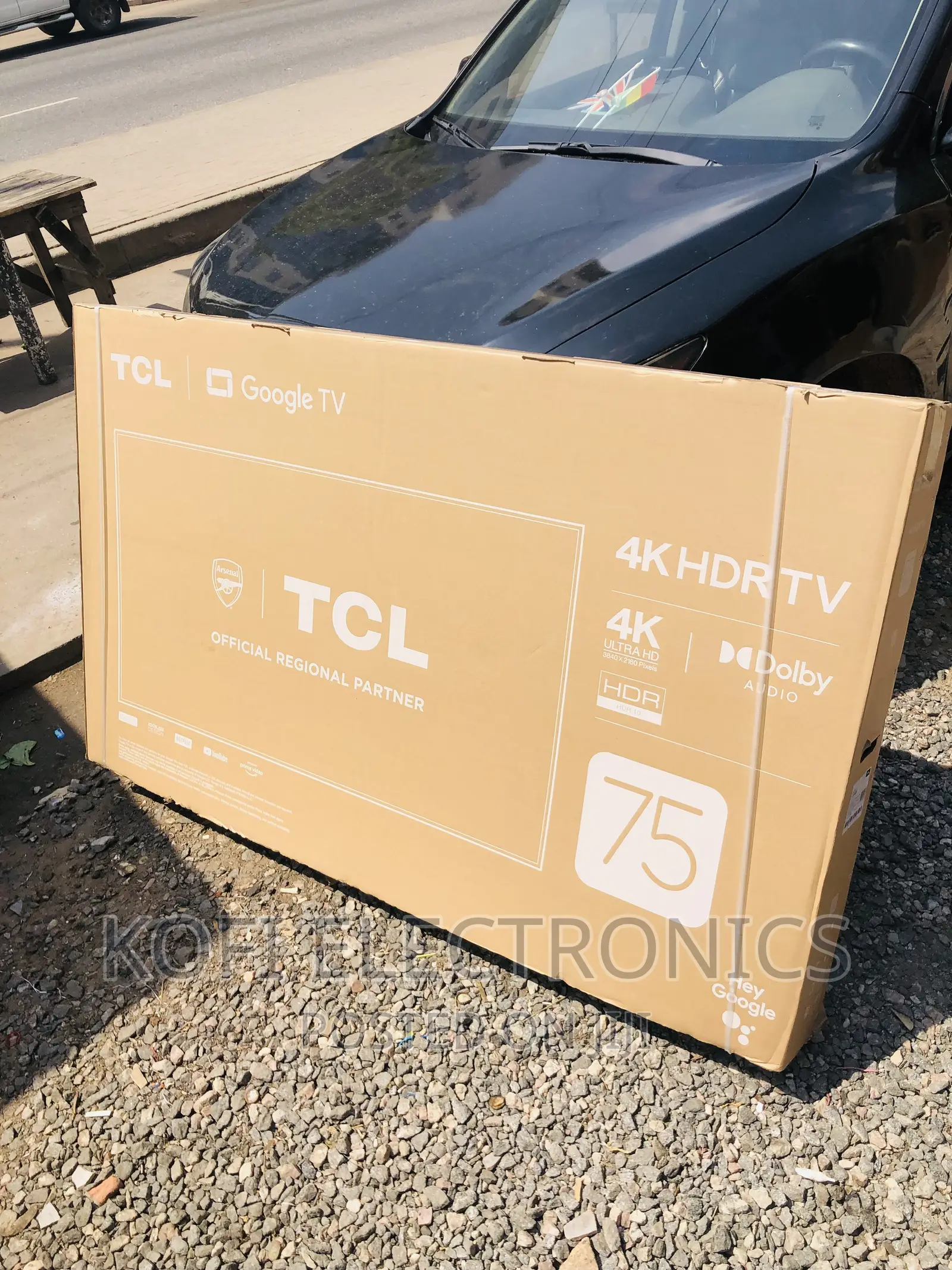 High Tech TCL 75′′ HDR Frameless Google TV 75P635