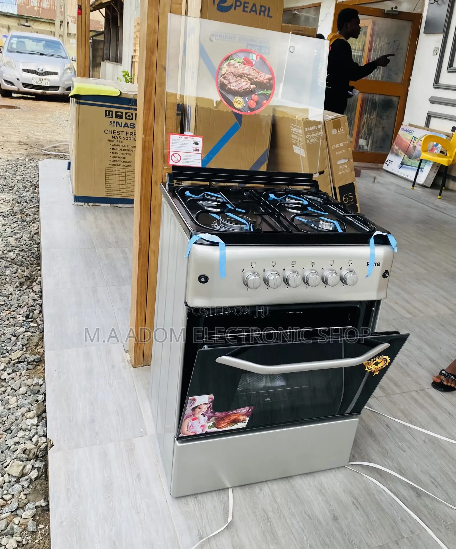 Buy Classic Ferre 60x60 4 Gas Burner With Oven and Grill 