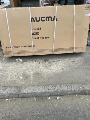 Brand New Double Door Deep Freezer /668/(Aucma)
