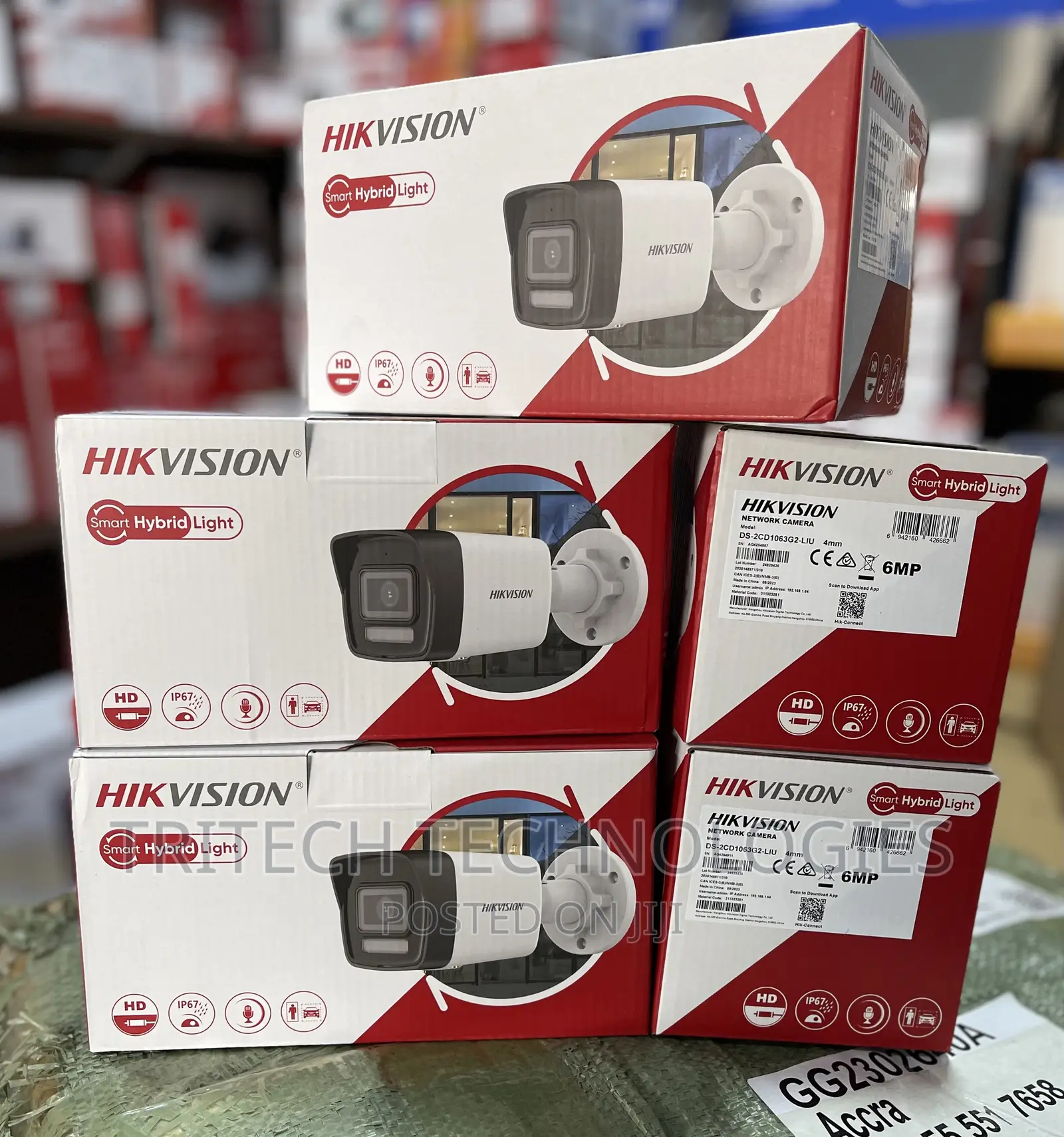 Hikvision Ds-2cd1063g2-Liu(4mm) 6mp Colorvu Outdoor Camera