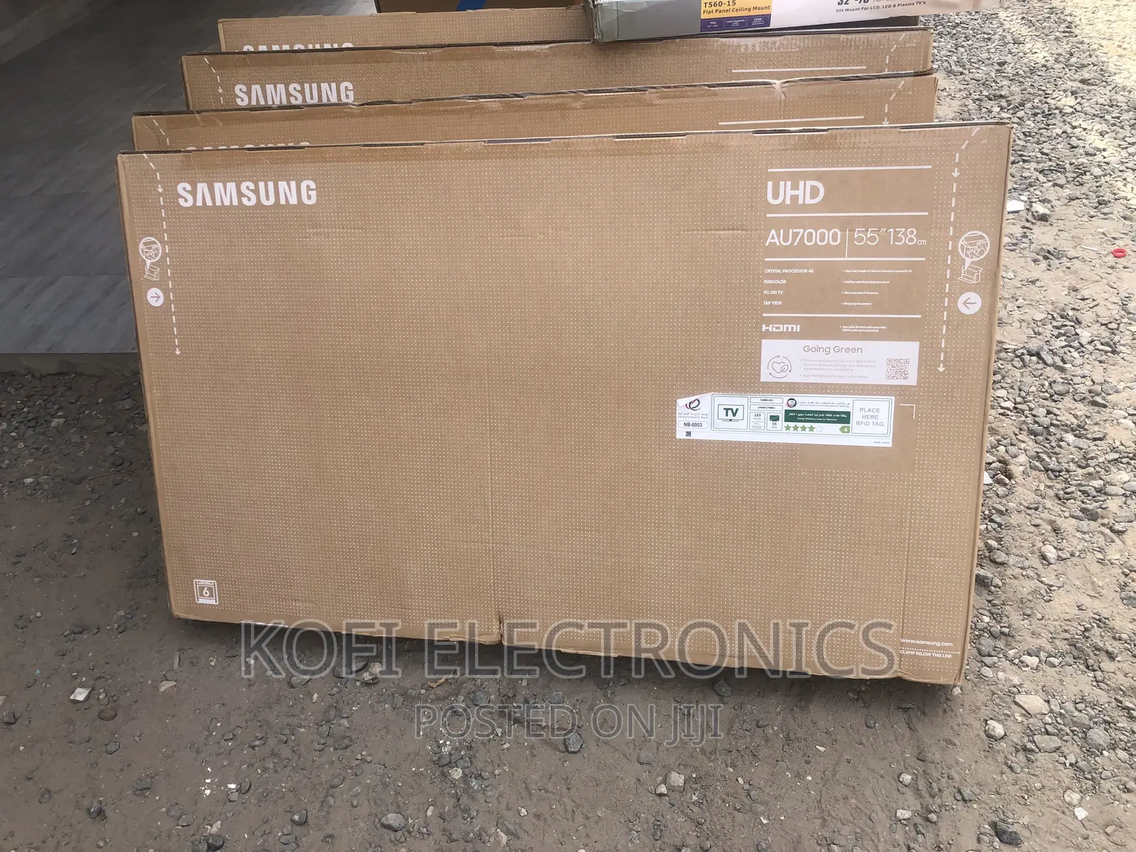 Smart Powered by Tizen Samsung 55AU7000 55′′ UHD Smart TV