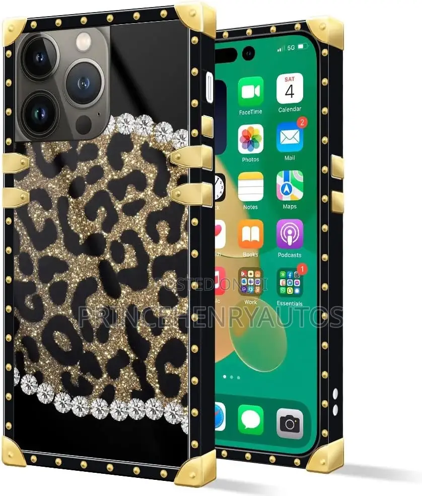 DAIZAG Glitter Leopard Diamond Case for iPhone 14 Pro Max