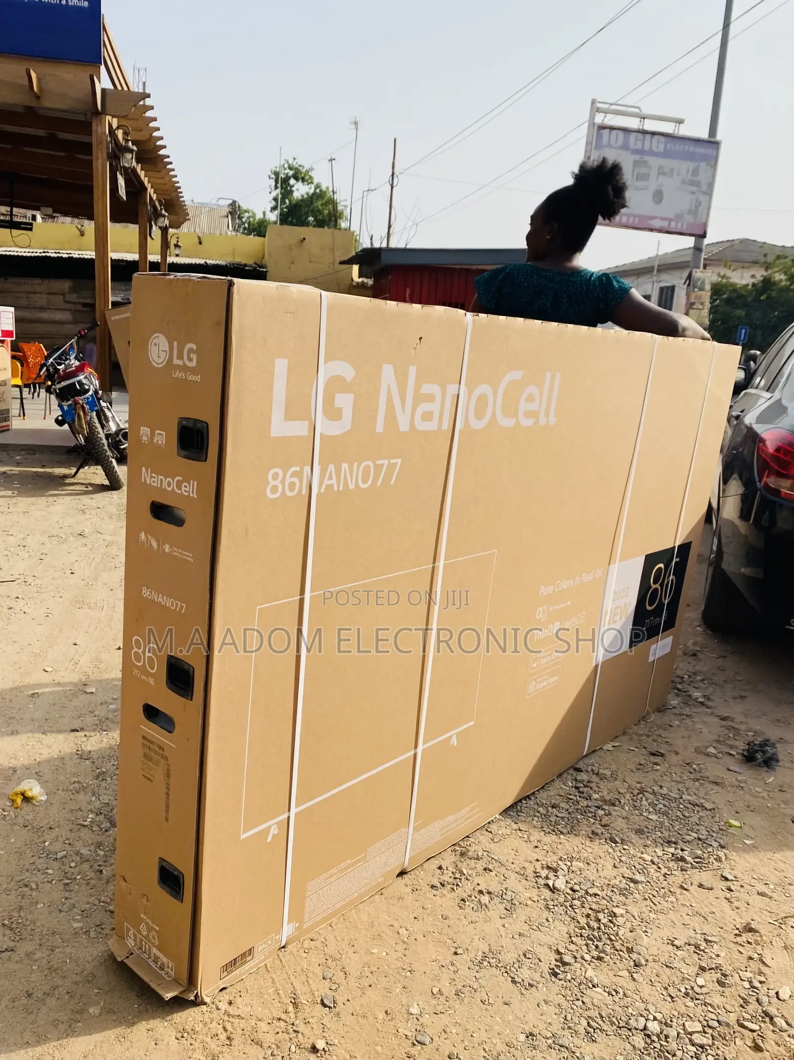 Sleek Design LG 86NANO0776 86 Inch Nanocell HDR Tv 