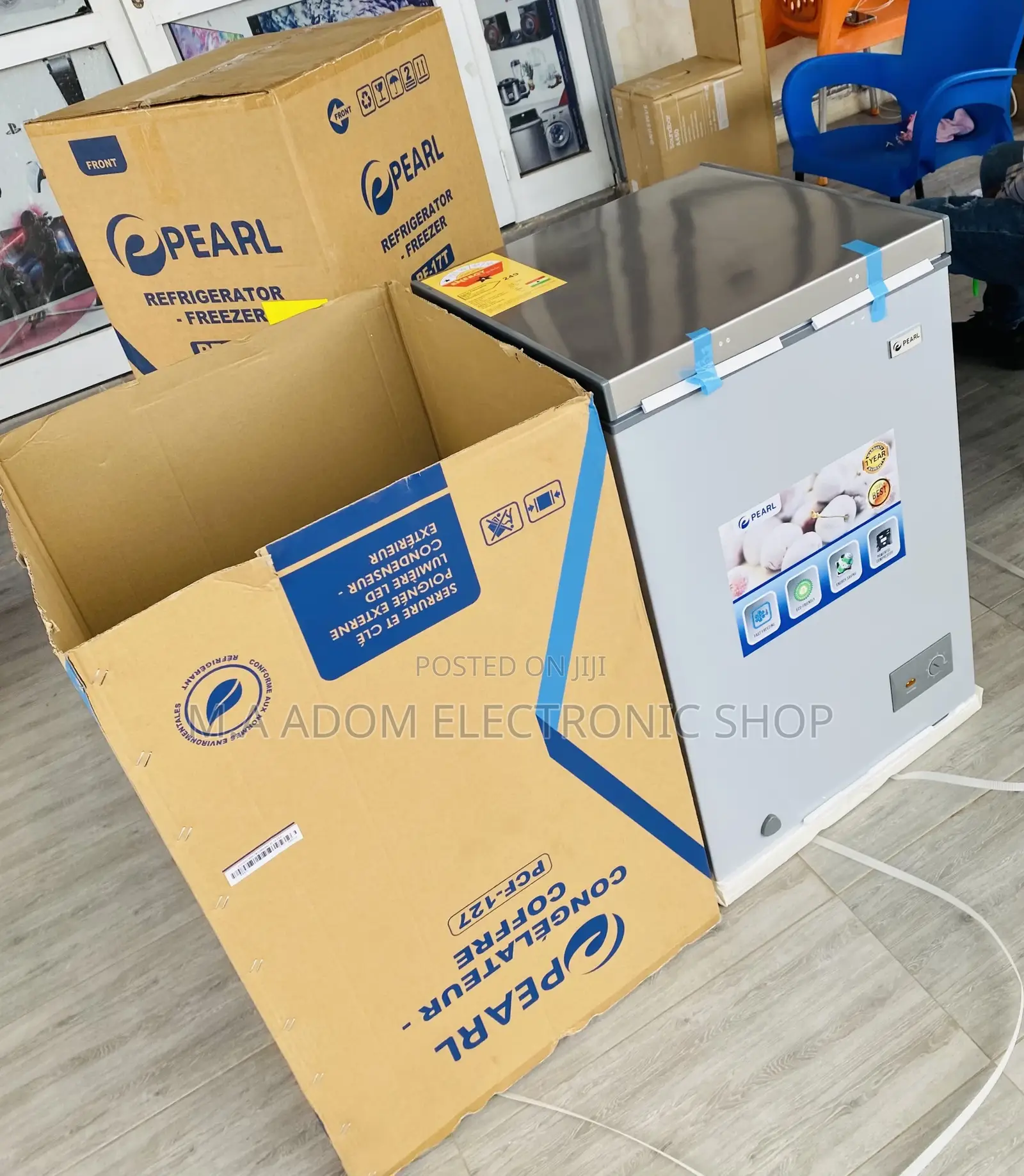 Double Door Pearl PF-127 Single Door Electric Freezer 