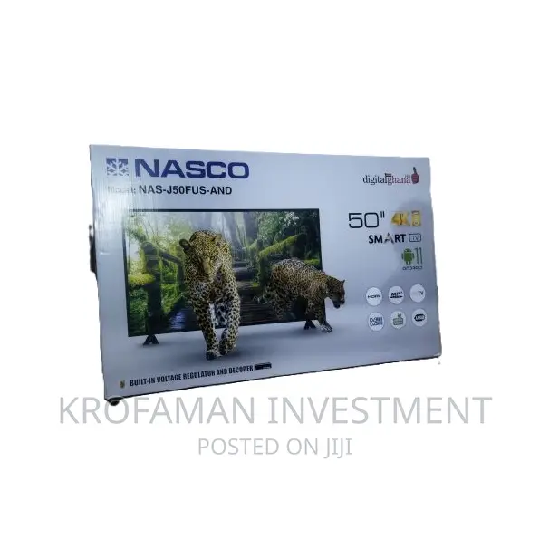 Nasco 50 Inch Uhd Nas-J50fus-and Smart Android Tv