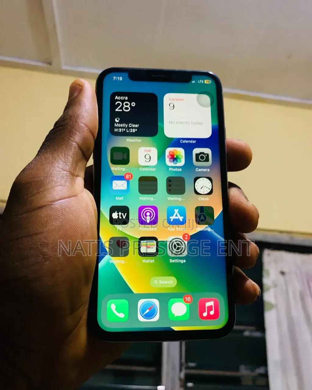 Apple iPhone X 256 GB Silver