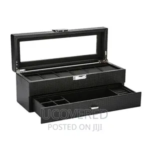 6 Pieces Watch Box With Drawer