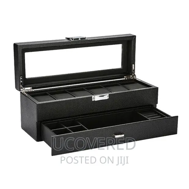 6 Pieces Watch Box With Drawer