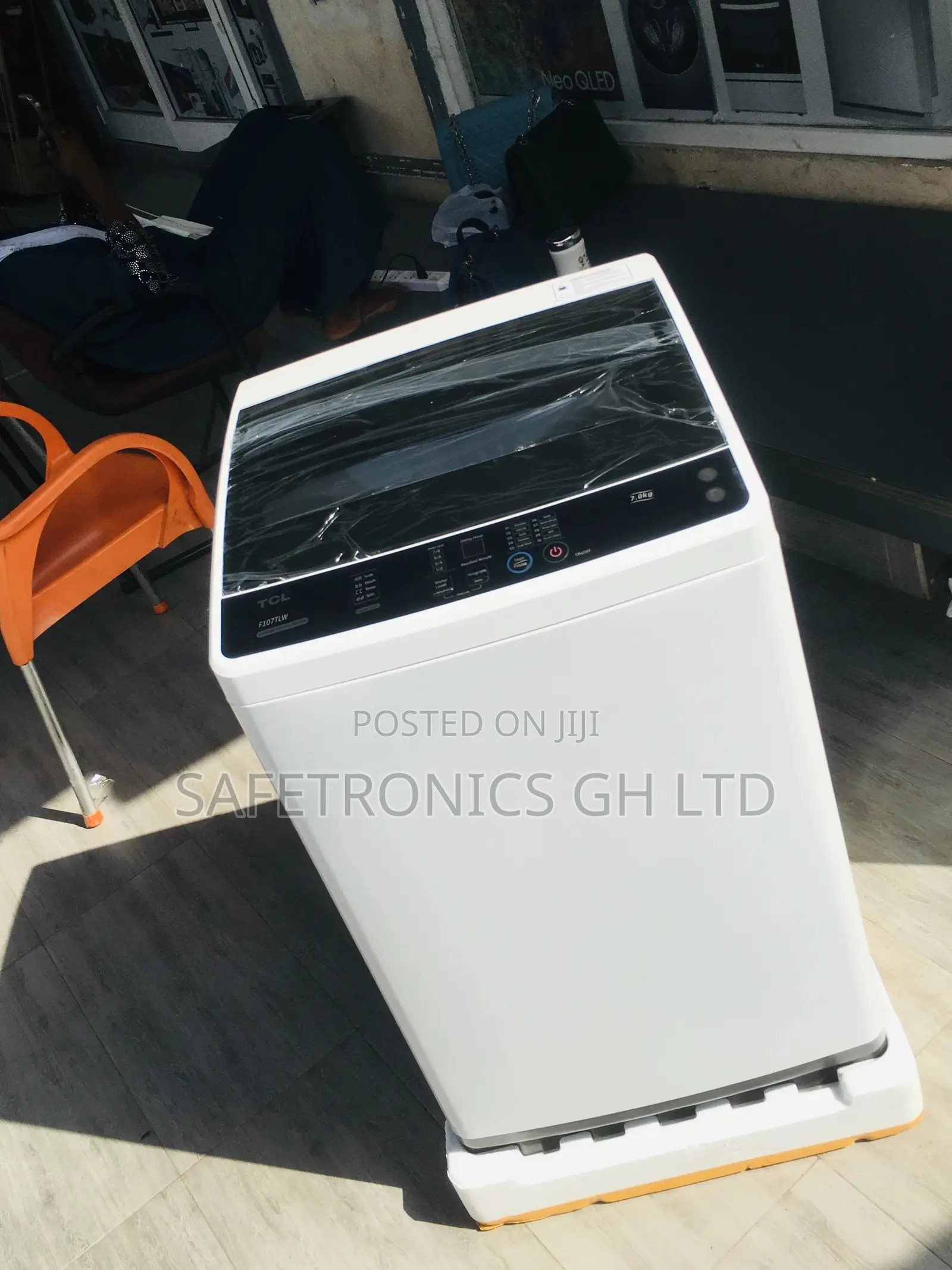 Semiautomatic Topload 7kg Gray Elegant TCL Washingmachine