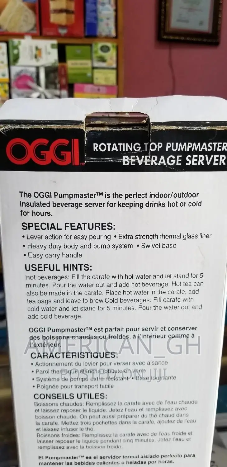 OGGI Beverage Dispenser (Hot/Cold) 1.9L