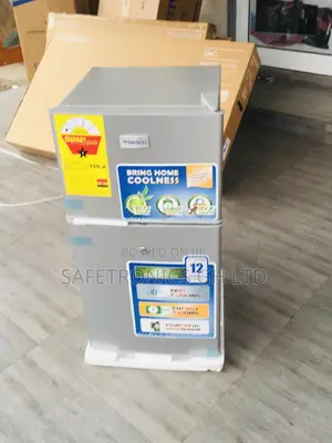 Gray Nasco Doubledoor Topfreezer Nasf2-120 Fridge