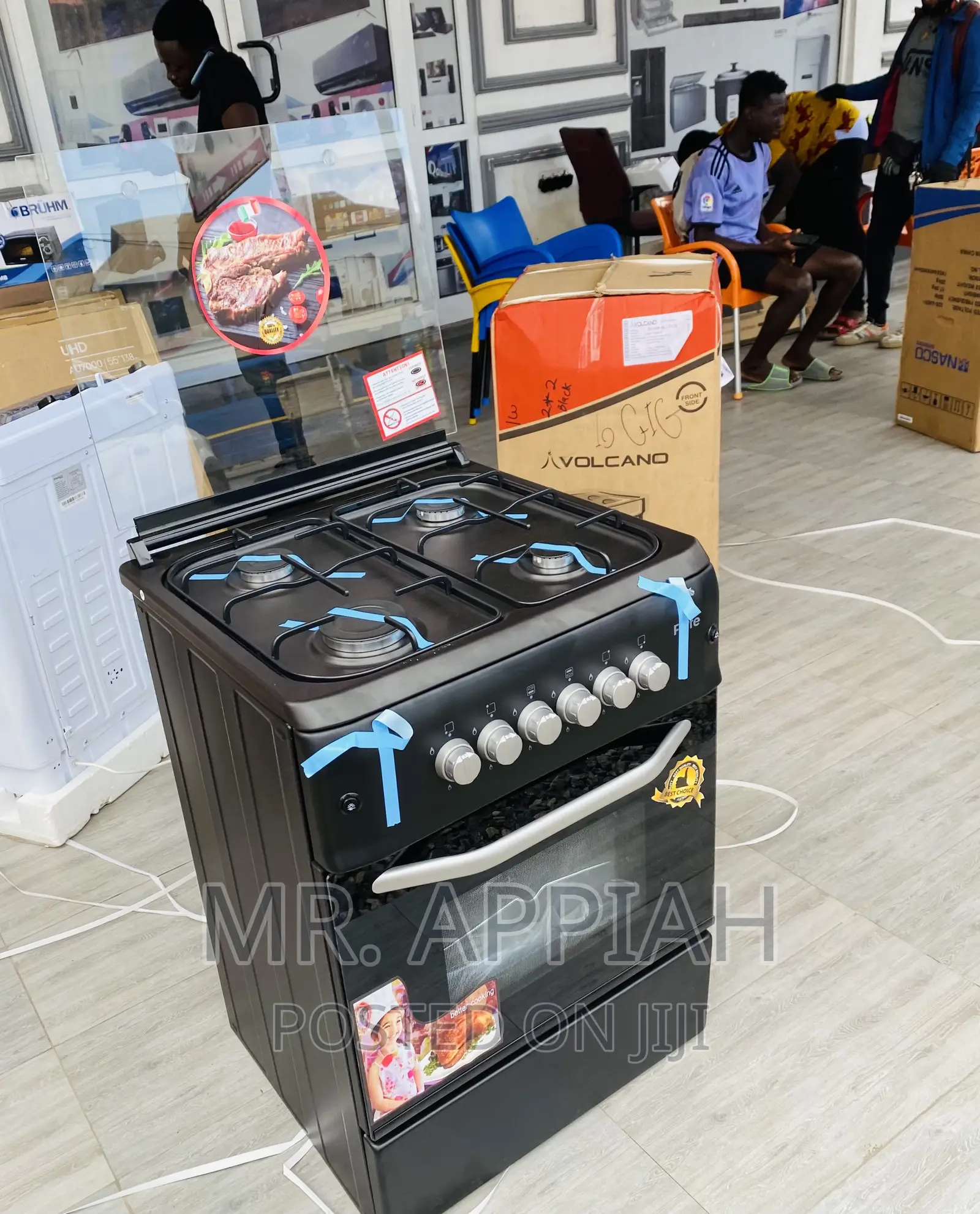 Well Designed Ferre 60x60 4 Gas Burner With Glass Lid 