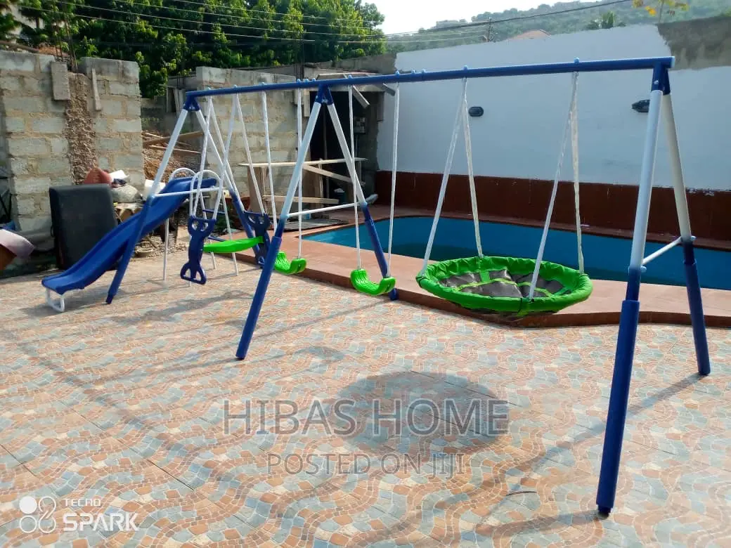 7 Station Commercial Swing Set 3-12yrs Free Installation