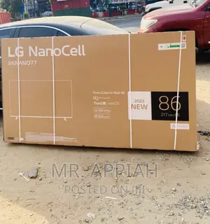 Latest and Affordable LG(86NANO0776)86” HDR Nanocell Tv.