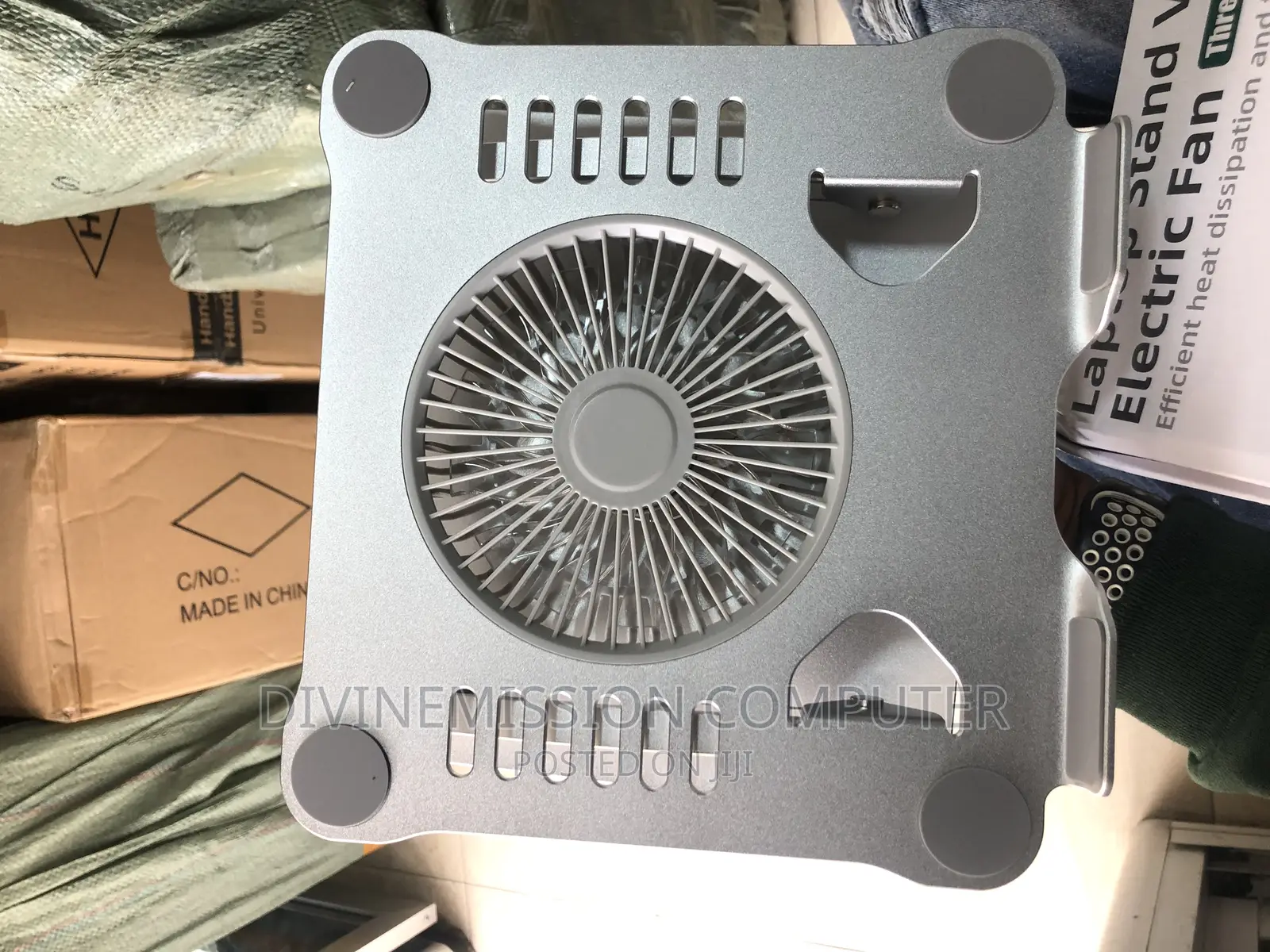 Laptop Stand V5.1, Electric Fan. With Adjustability.