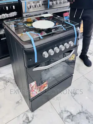Very Lovely  >> Gas Cooker 4burner 60/60 Black