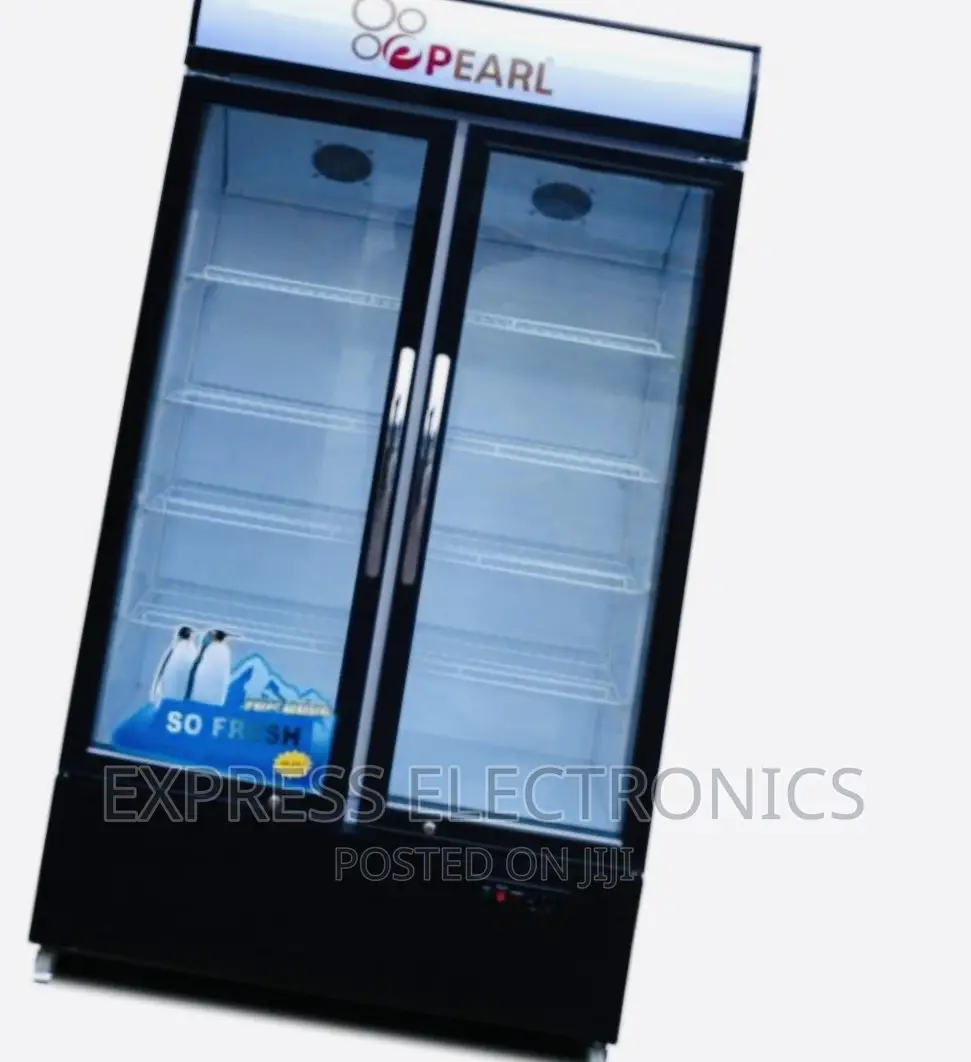 Pearl PVC-74 (Display ) Fridge Double Doors White )