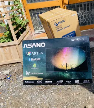 High Quality Asano 50 Inch Uhd Smart Led Tv(Black).