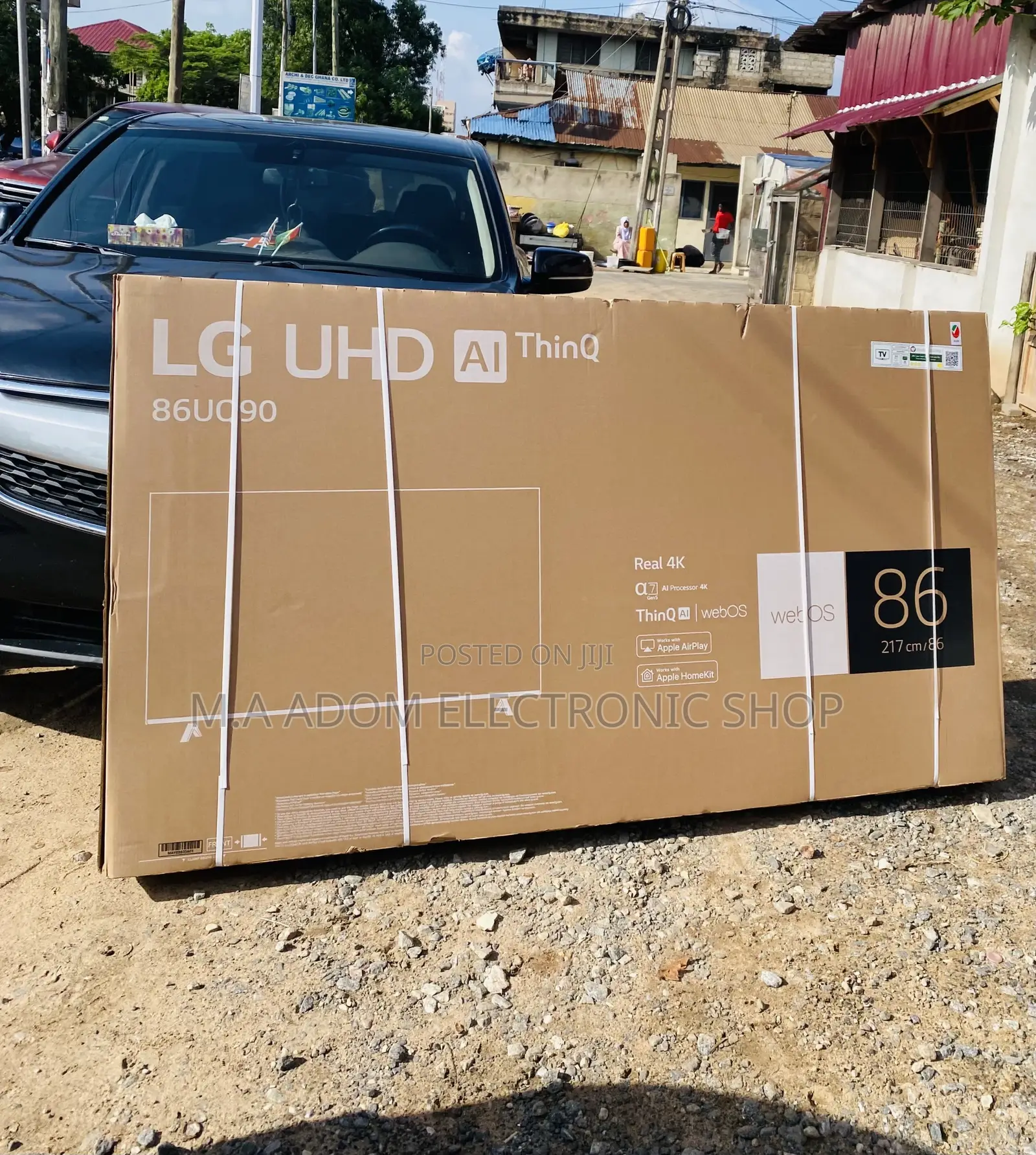 Well Design LG 86UQ90 86 Inch Uhd Smart Tv(Black).