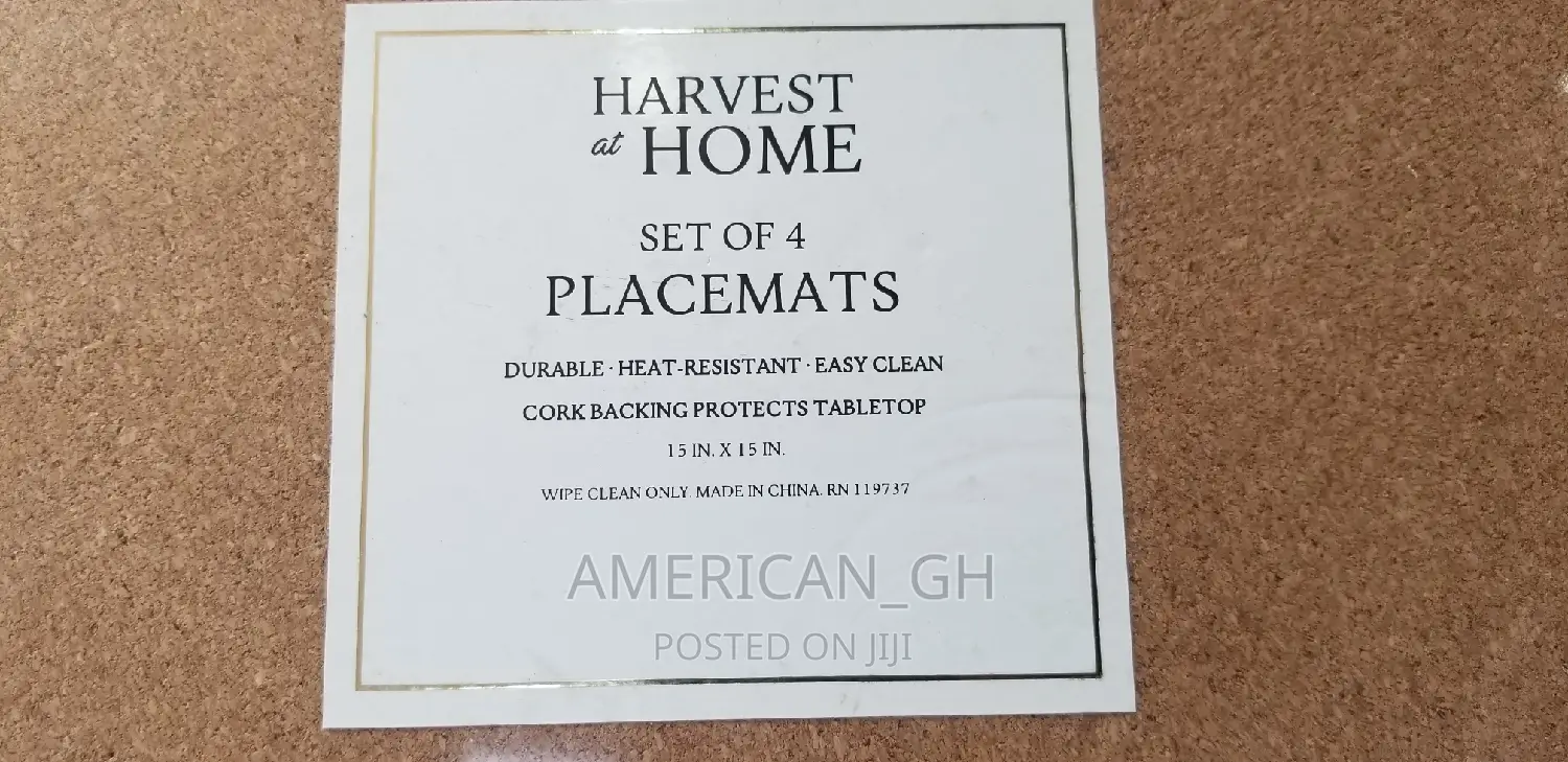 Harvest of Home Set of 4 Placemats