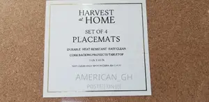 Harvest of Home Set of 4 Placemats