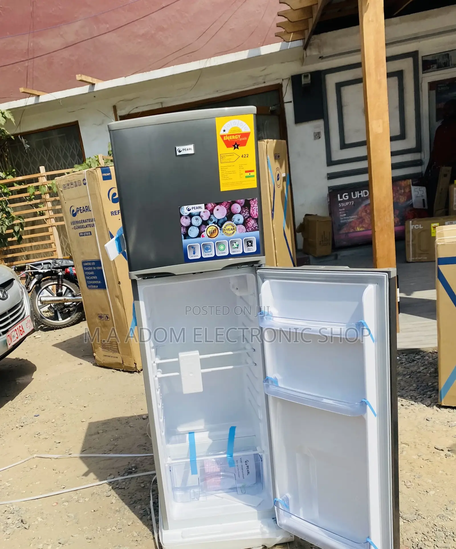 Purchase Pearl PF-270 Ix Double Door Refrigerator 