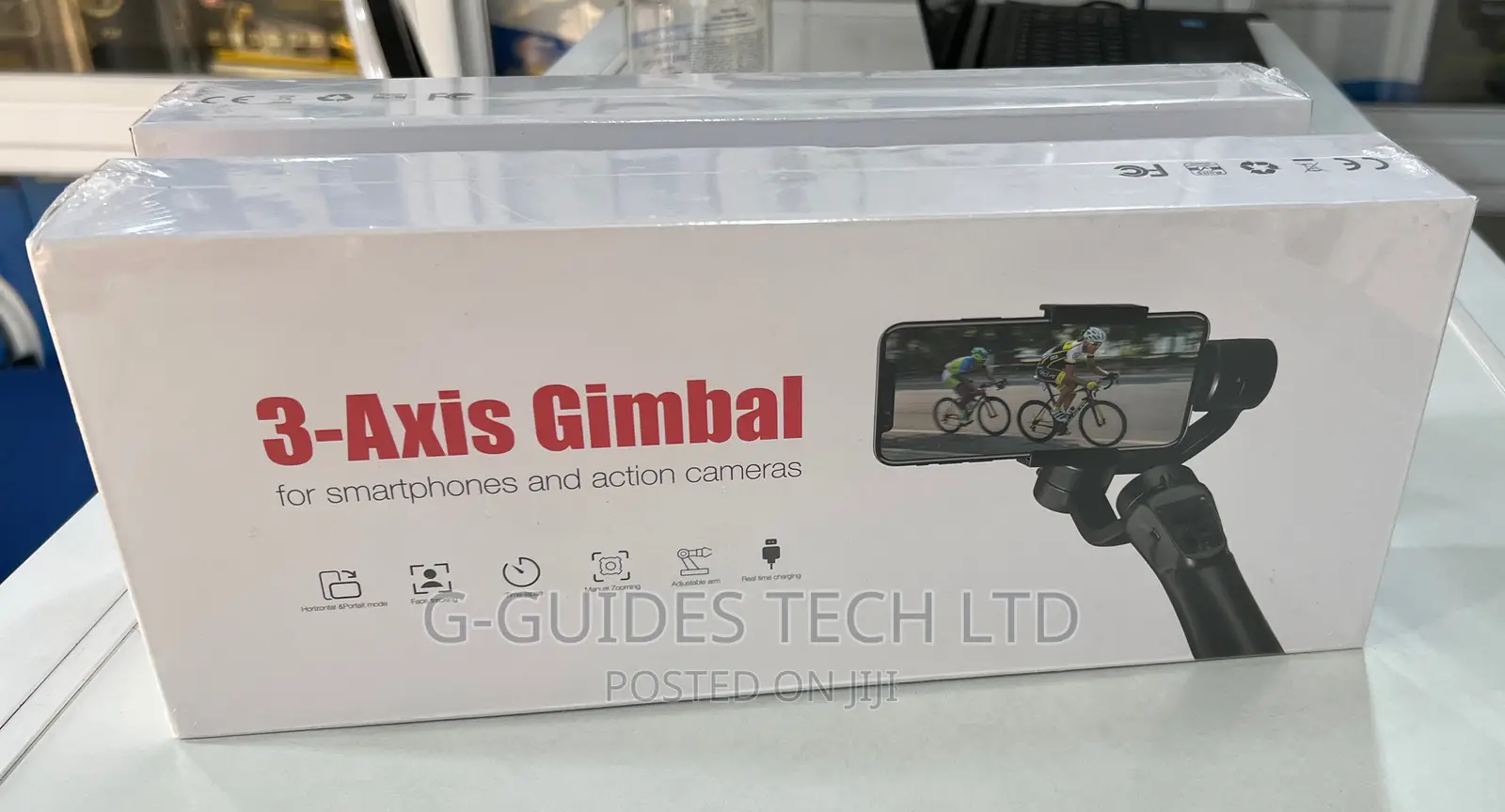 3-axis Gimbal Stabilizer For Smartphones And Action Cameras