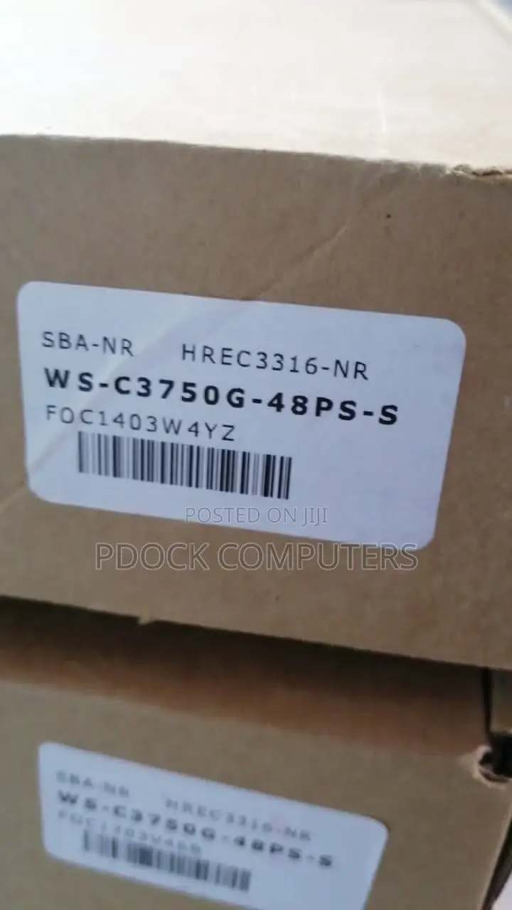 Cisco Catalyst Switch 3750g 48 Port Gigabit Poe Switch
