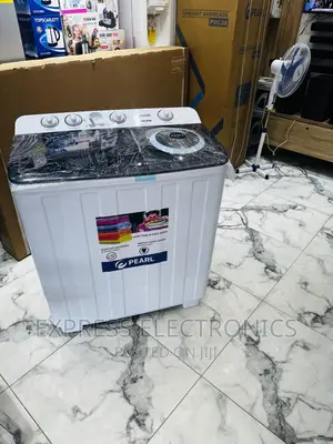 Sleek and Unique ___ Design Washing Machine 12kg Pearl