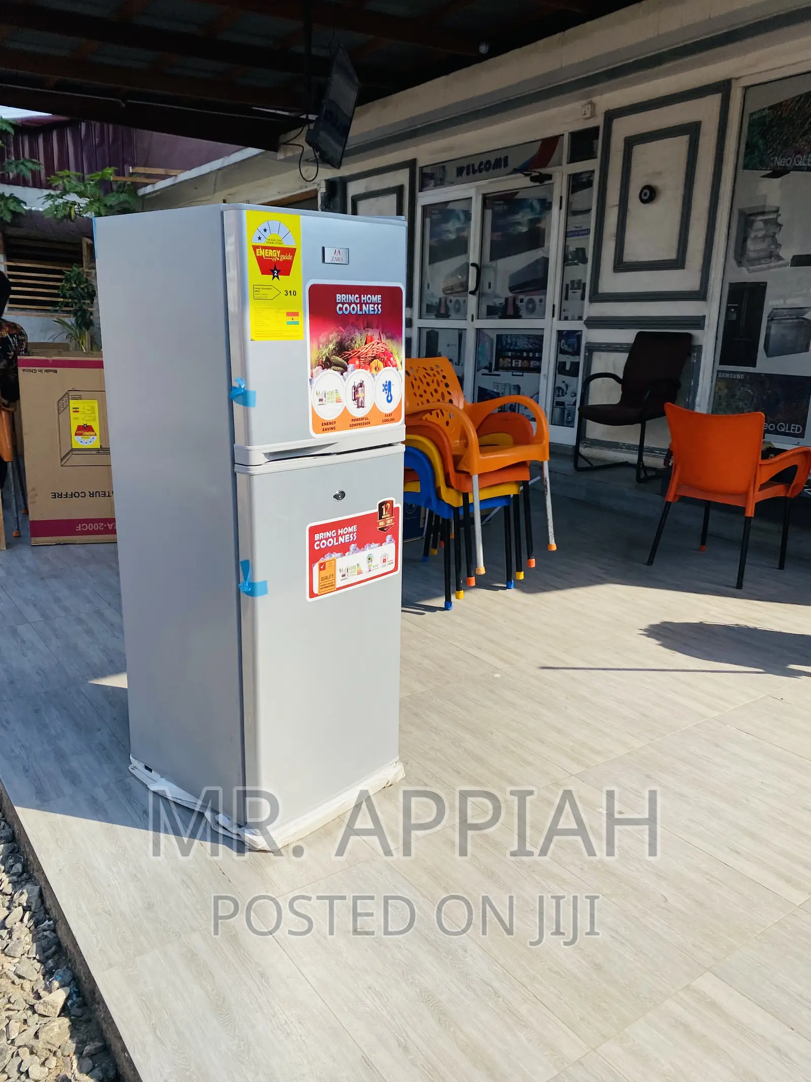 Durable and Affordable Zara 22TM Double Door Refrigerator.