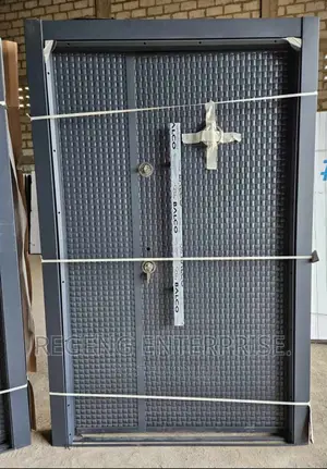 Heavy Gray Metal Secret Door