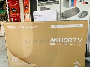 Original TCL 55P635 55 Inch HDR Google Tv(Black) 