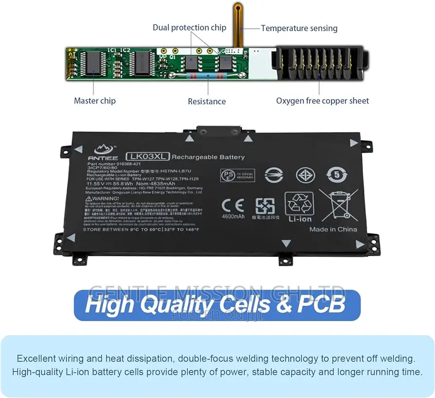 HP ENVY Battery (Lk03xl)