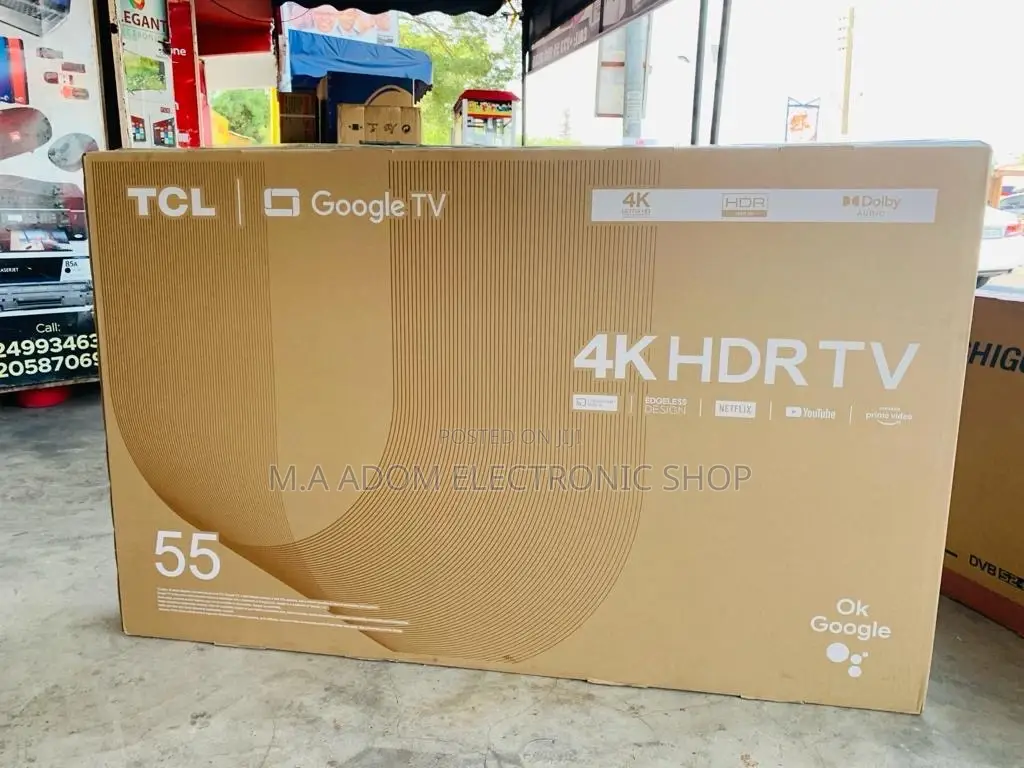 Well Design TCL 55P635 55 Inch HDR Smart Google Tv 