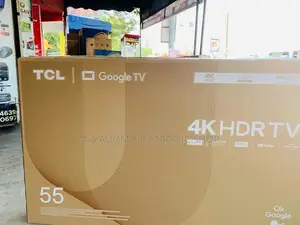 Energy Saving TCL(55P635)55 Inch HDR Google Tv(Black).