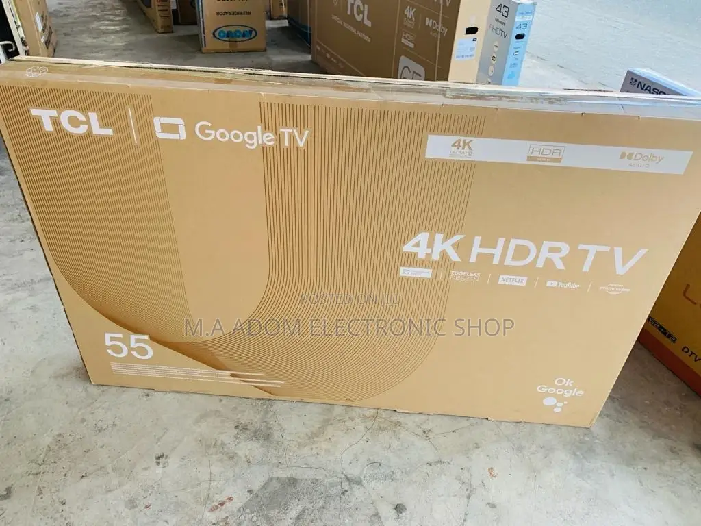 Energy Saving TCL(55P635)55 Inch HDR Google Smart Tv