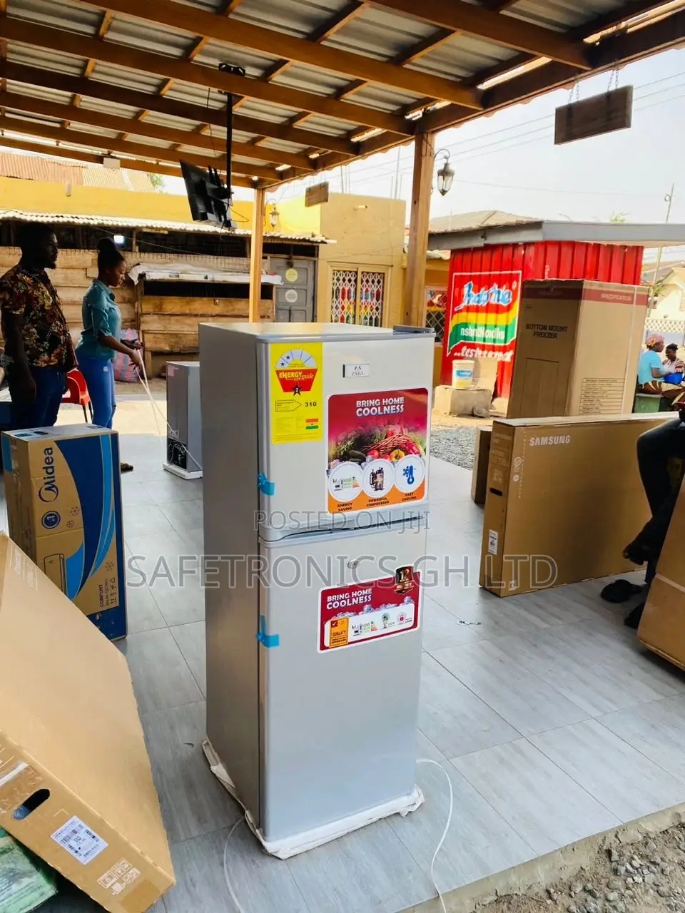 Affordable Gray Doubledoor Topfreezer Zara-22tm Fridge