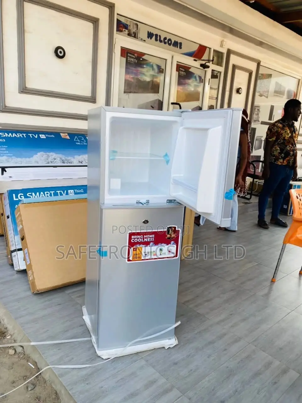 Adjustable Doubledoor Topfreezer Zara-22tm Fridge