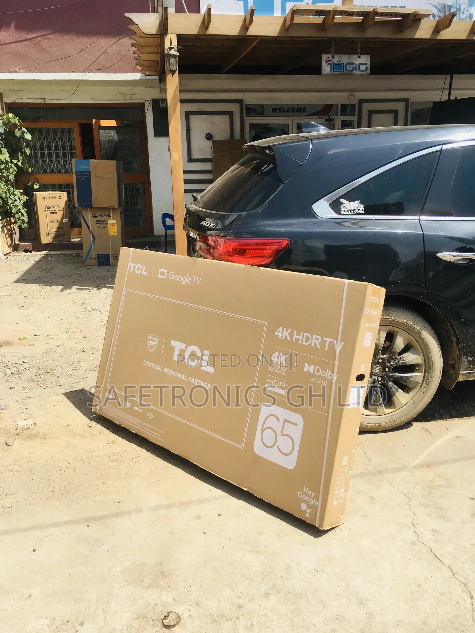 65 Inches Glossy Led P635 TCL Electric Uhd Smart Black Tv